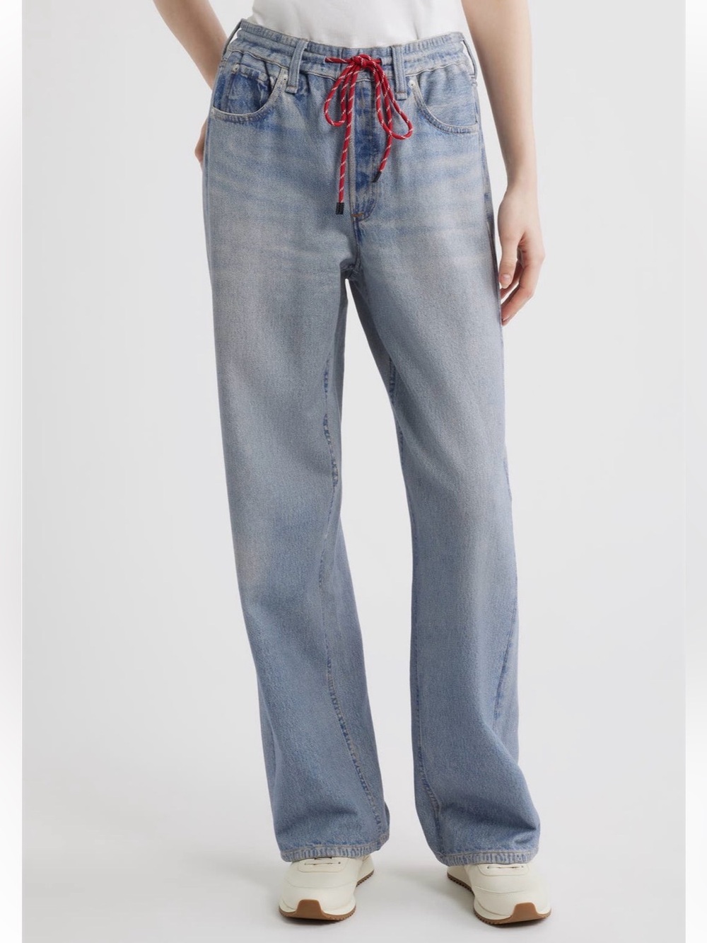 Rag & Bone Miramar Pull On Wide Leg Cotton Terry Pants